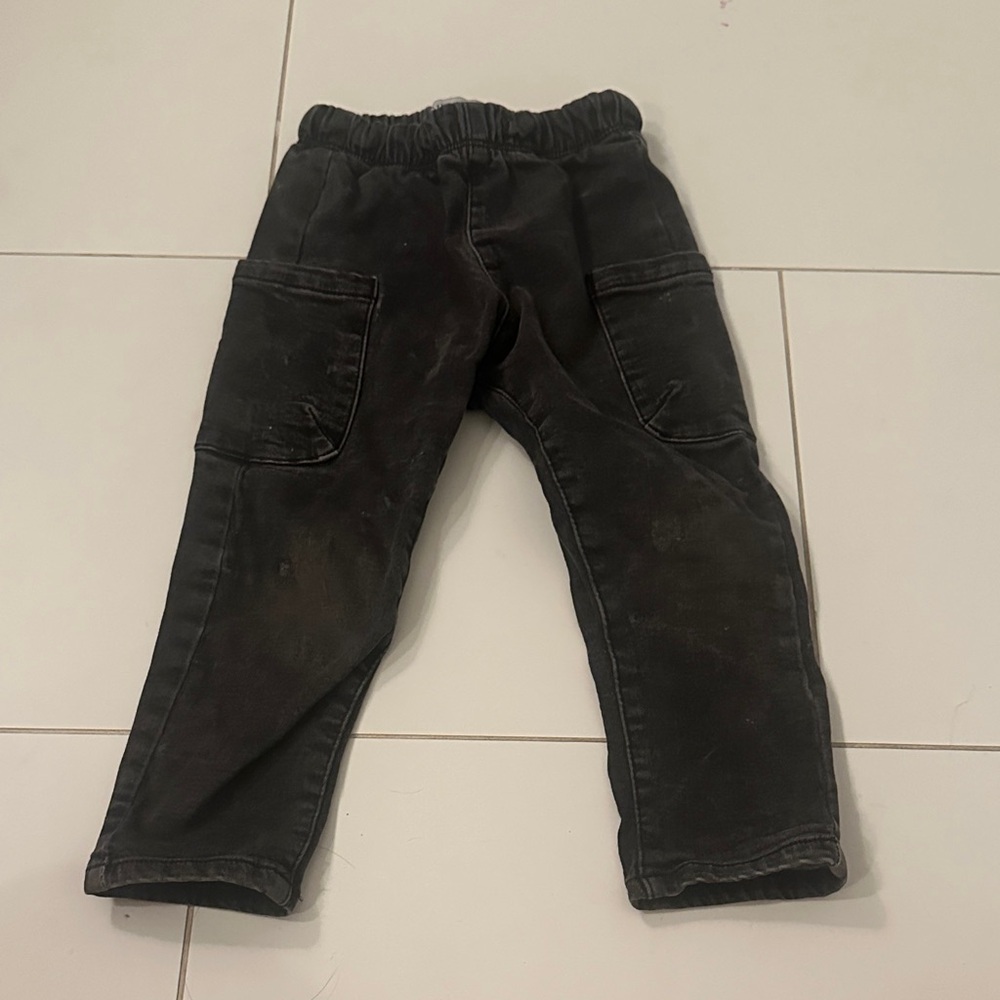 Zara Kids Charcoal Joggers 2/3Y boys